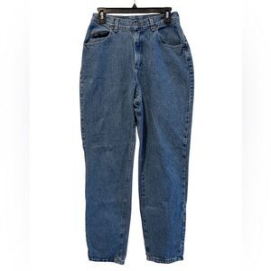Lee Vintage Denim Blue Jeans‎ Straight Leg Acid Wash High Rise Women's Size 10